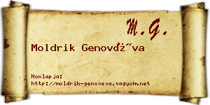 Moldrik Genovéva névjegykártya
